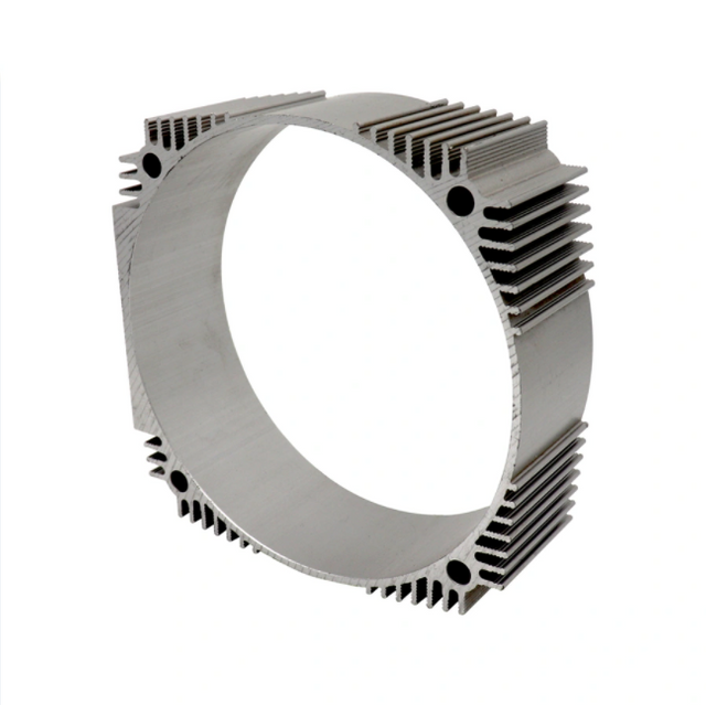 Diamètre personnalisée OEM d'extrusion d'aluminium dissipateur de chaleur profil