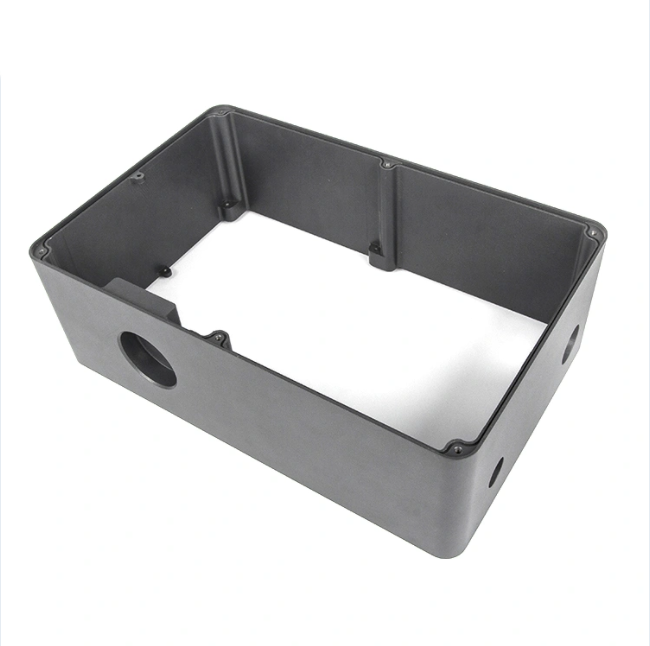 Profilé d'extrusion d'aluminium Cas d'amplificateur de voiture en poudre revêtue de boîtier