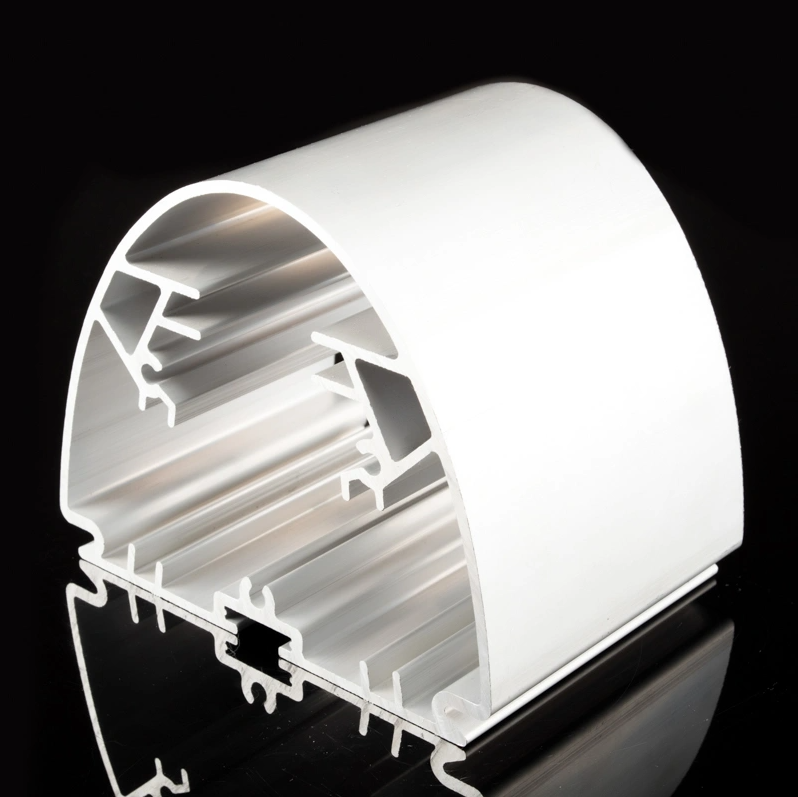 Profil de fabrication d'extrusion d'aluminium de sablage personnalisé par fabricant