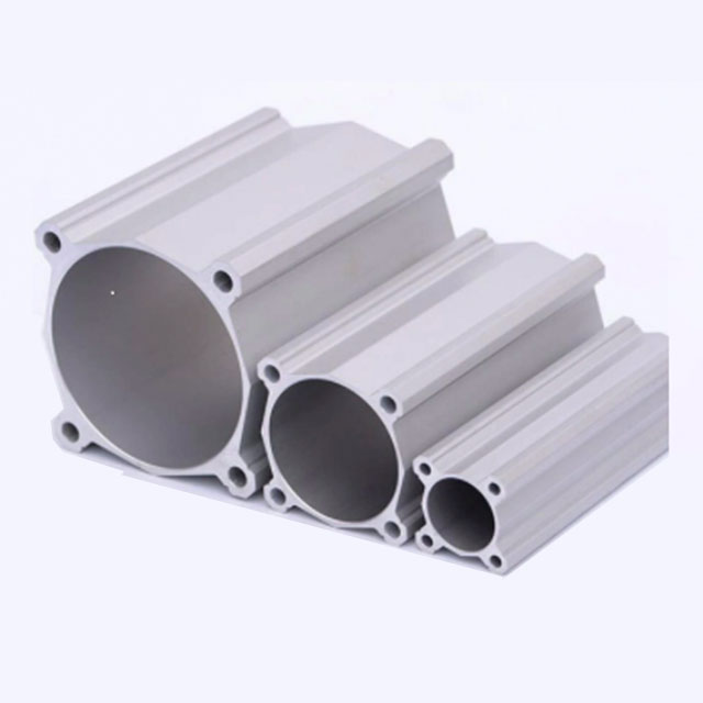 Dimension adaptée aux besoins du client par profil de perçage de cylindre en aluminium anodisé