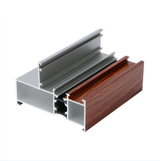 Profil de conservation d'énergie en aluminium isolé par portes et fenêtres cassées thermiquement