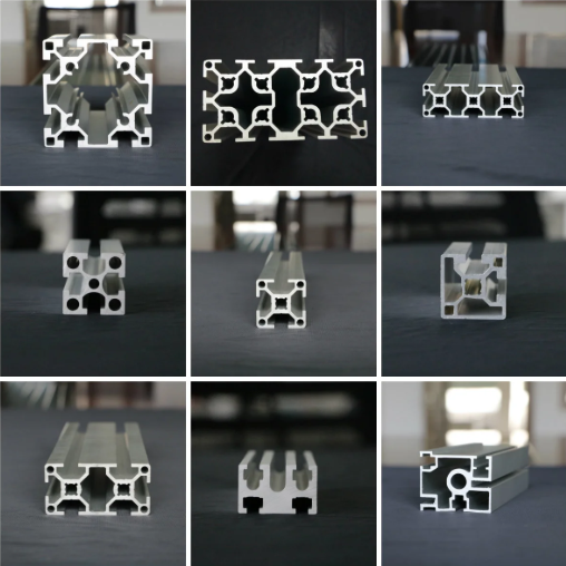 Profil en aluminium durable de la série 40*40 de fente de chaîne de montage industrielle